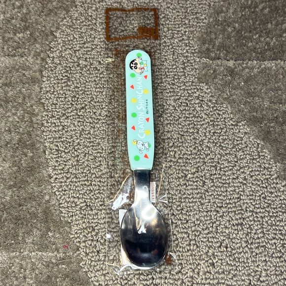 Crayon ShinChan Shinnosuke Shiro Spoon Officially Licensed Japan Exclusive Anime - Picture 1 of 8
